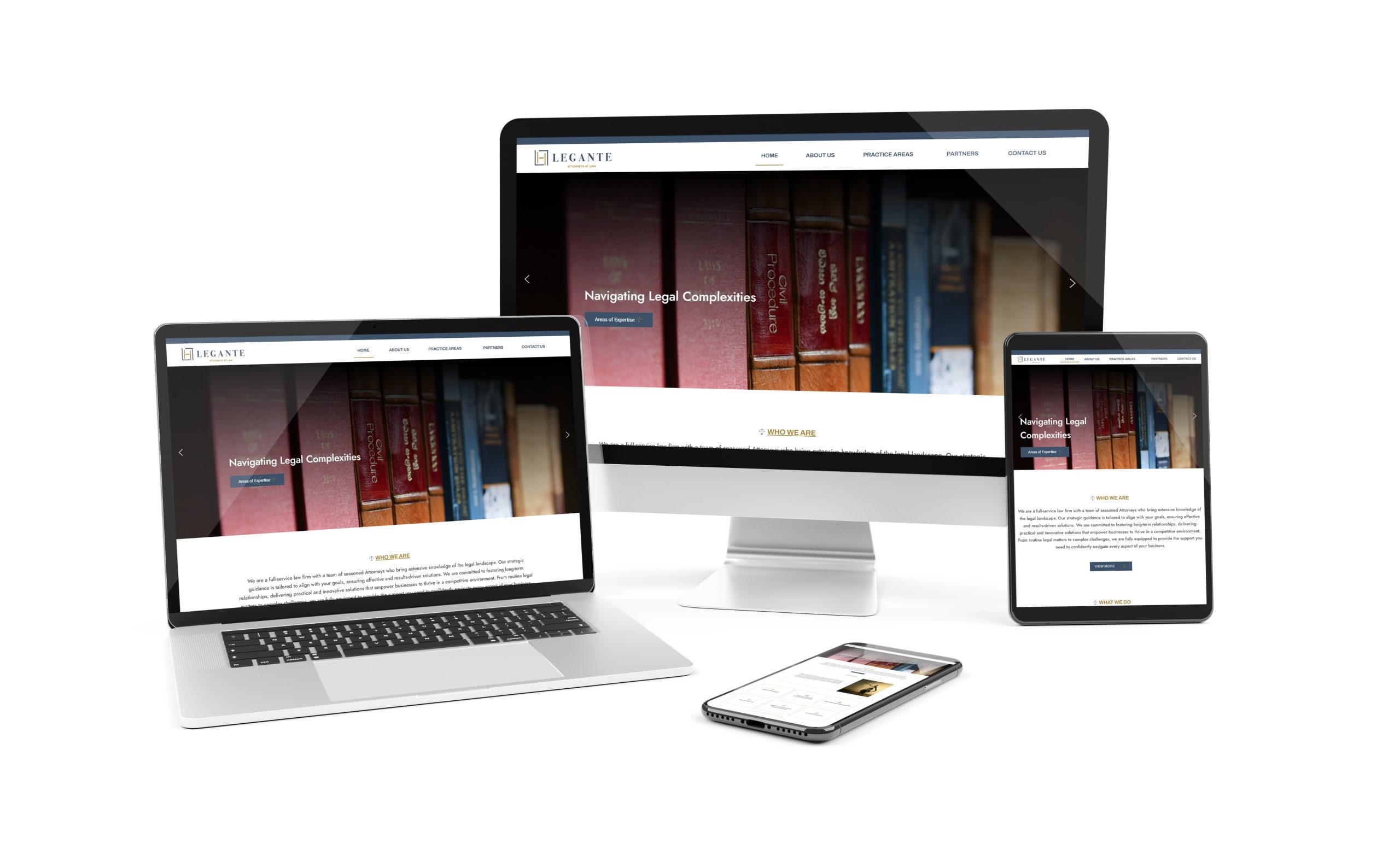 Website for Law Firm